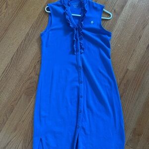 Lilly Pulitzer Blue Sleeveless Midi Dress